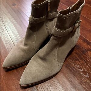 ANTONIO MELANI Brown Ankle Booties